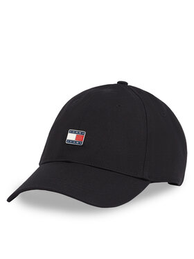 Tommy Jeans Kepurė su snapeliu Tommy Jeans Tjw Heritage Plaque Cap AW0AW16986 Juoda