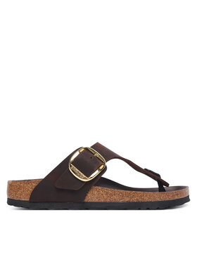 Birkenstock В'єтнамки Birkenstock Gizeh Big Buckle 1033002 Темно-коричневий