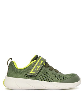 Geox Сникърси Geox J Foot-Run Boy J65PDB 06K9J C0914 M Зелен