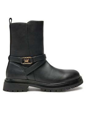 Tommy Hilfiger Polokozačky Tommy Hilfiger Boot T3A5-33574-1351 S Černá