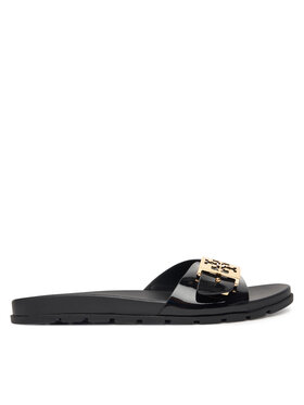 Tory Burch Iešļūcenes Tory Burch Buckle Slide 157872 Melns