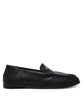 Tommy Hilfiger Mokassins Tommy Hilfiger Soft Leather Squared Toe Loafer FW0FW08412 Schwarz