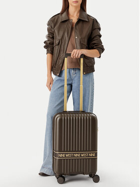 Nine West Walizka kabinowa Nine West CEO-NW-S-001-10 Brązowy ciemny