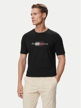 Tommy Hilfiger Tommy Hilfiger Camiseta MW0MW43226 Negro Regular Fit