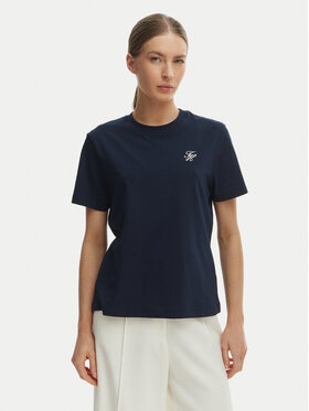 Tommy Hilfiger Tommy Hilfiger Camiseta WW0WW48699 Azul marino Regular Fit