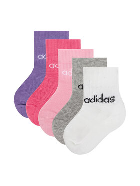 adidas Īsās zeķes adidas Kids Lin Ank 5P JF8541 Daudzkrāsains