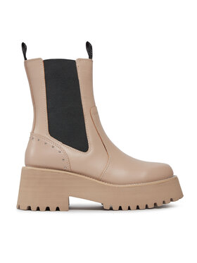 Liu Jo Kotníková obuv s elastickým prvkem Liu Jo Flair 06 SF3019 PX241 Béžová