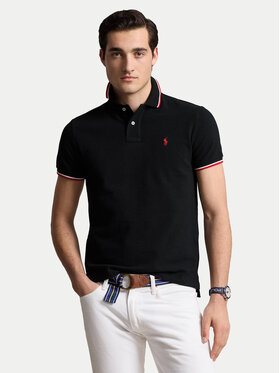 Polo Ralph Lauren Polo Ralph Lauren Поло Ssl 710842621001 Чорний Slim Fit