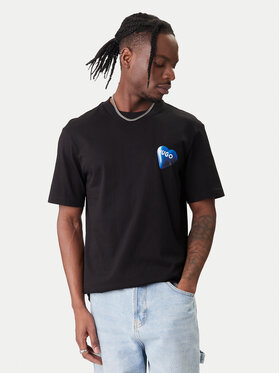 HUGO HUGO Camiseta Nalentinio 50562727 Negro Regular Fit