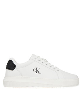 Calvin Klein Jeans Sneakers Calvin Klein Jeans Chunky Cupsole Ru Patch Lth YM0YM01296 Alb