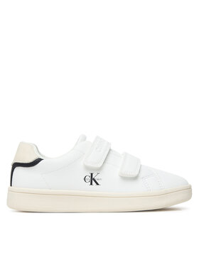 Calvin Klein Sneakers Calvin Klein Low Cut Velcro Sneaker V1X9-83440-1355 S Weiß