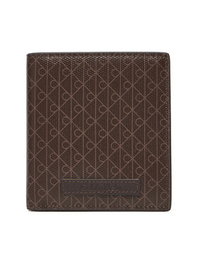 Calvin Klein Peňaženka Calvin Klein Coated Ns Slim Billfold LV04D1084G Hnedá