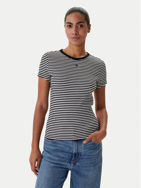 Tommy Jeans Tommy Jeans Camiseta Essential DW0DW17383 Negro Slim Fit