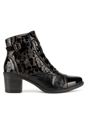 Rieker Šnurovacia obuv Rieker Y2032-00 Čierna