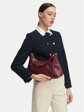 Tommy Hilfiger Borsetta Tommy Hilfiger Th Essential Shoulder Bag AW0AW18374 Bordeaux
