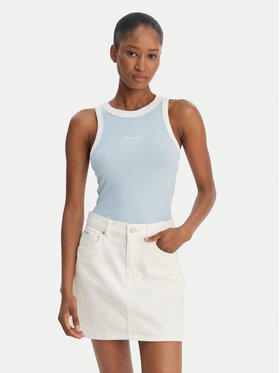 Guess Jeans Guess Jeans Top W6GPZ8 KF641 Celeste Slim Fit