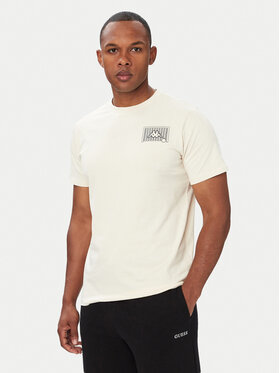 Kappa Kappa Marškinėliai 322P14W Kreminė Regular Fit