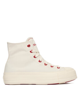 Converse Tornacipő Converse Chuck Taylor All Star Lift Platform Hearts A19058C Fehér