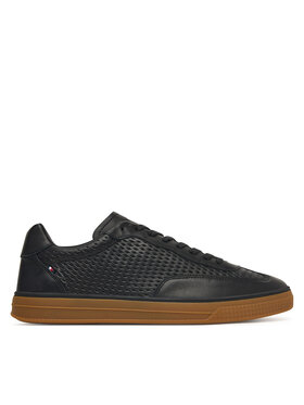 Tommy Hilfiger Sneakersy Tommy Hilfiger Lo Lux Cut Out FM0FM05926 Czarny