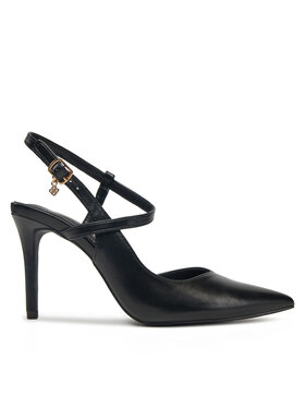 DeeZee Pantofi cu toc subțire DeeZee DF-82780-11 Negru