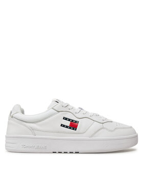 Tommy Jeans Sneakersy Tommy Jeans Tjm Cupsole Leather Ess EM0EM01443 Bílá