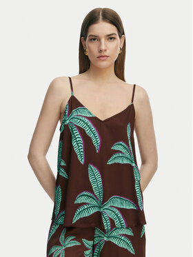 LOLA CASADEMUNT LOLA CASADEMUNT Top LS2615121 Marrón Regular Fit