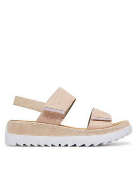 Rieker Sandály Rieker V4475-31 Béžová