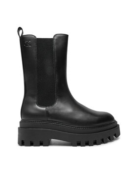 Calvin Klein Jeans Sztyblety Calvin Klein Jeans Flatform YW0YW01542 Czarny