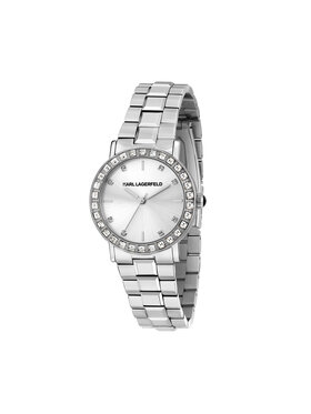 KARL LAGERFELD Hodinky KARL LAGERFELD R0553100511 Strieborná