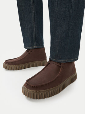 Clarks Туфлі Clarks Torhill Hi 26327242 Коричневий