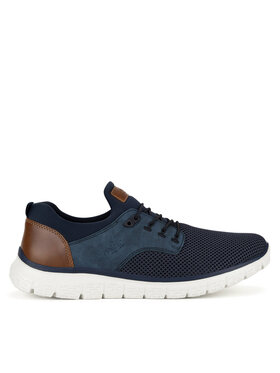 Rieker Pantofi Rieker B6652-14 Bleumarin