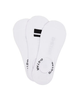G-Star Raw Členkové ponožky G-Star Raw AS_G-STAR_S_020_SS25 (3-PACK) Biela