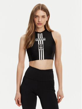 adidas adidas Топ Adibreak JD0102 Чорний Slim Fit