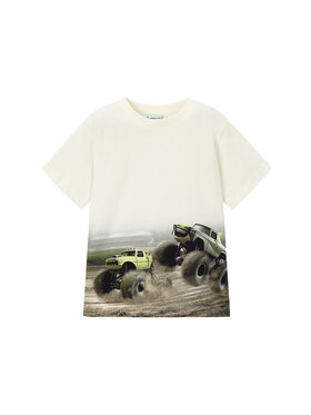 Mayoral Mayoral Camiseta 3071 Blanco Regular Fit