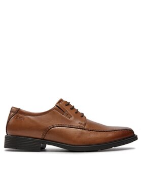Clarks Туфлі Clarks Tilden Walk 261300957 Коричневий