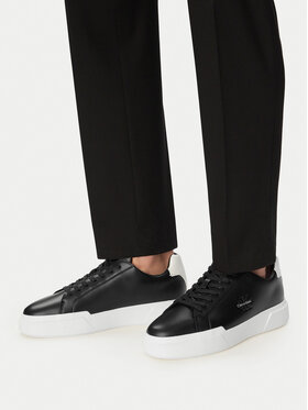 Calvin Klein Zapatillas Calvin Klein Chunky Cupsole Laceup Lth YM0YM01344 Negro