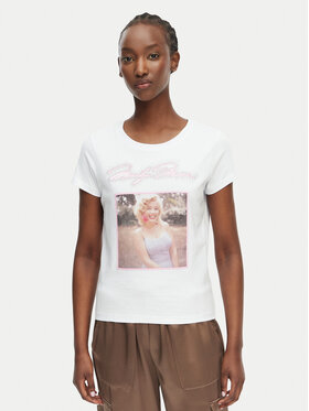 Guess Guess Футболка W6BI51 K6658 Білий Regular Fit