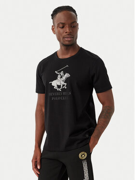Beverly Hills Polo Club Beverly Hills Polo Club Camiseta M1619-HR Negro Regular Fit
