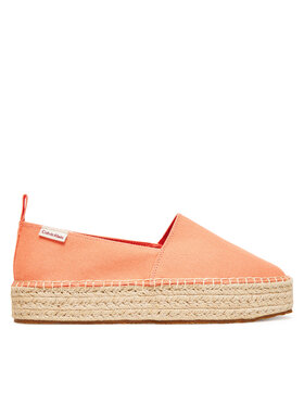 Calvin Klein Jeans Εσπαντρίγιες Calvin Klein Jeans Platform Espadrille Ml Cs YW0YW01871 Πορτοκαλί
