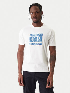 C.P. Company C.P. Company Camiseta 20CMTS141A110579W Écru Regular Fit