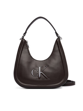 Calvin Klein Táska Calvin Klein Bold Ck Small Crescent Bag LV04F3561G Sötétbarna