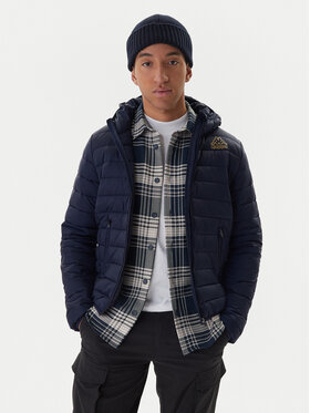 Kappa Kappa Demisezoninė striukė Logo Astrom 34243TW Tamsiai mėlyna Regular Fit