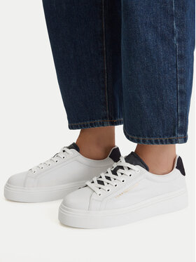 Tommy Hilfiger Αθλητικά Tommy Hilfiger Th Feminine Platform Monogram FW0FW09594 Λευκό
