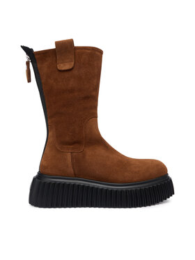 AGL Členková obuv AGL Milagros D751503PGKI014C489 Hnedá