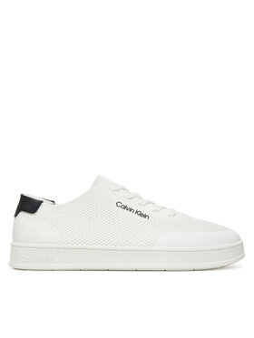 Calvin Klein Sneakersy Calvin Klein Low Top Lace Up Knit HM0HM01726 Biela
