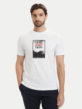 BOSS BOSS Camiseta 50561846 Blanco Regular Fit