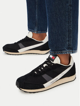 Tommy Jeans Αθλητικά Tommy Jeans Retro Runner Archive Open Mesh EM0EM01715 Μαύρο