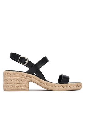 Calvin Klein Sandale Calvin Klein Block Heel Espa 50 Slingb Lth HW0HW02903 Crna