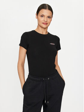 Guess Jeans Guess Jeans Футболка W4YI02 J1314 Чорний Slim Fit