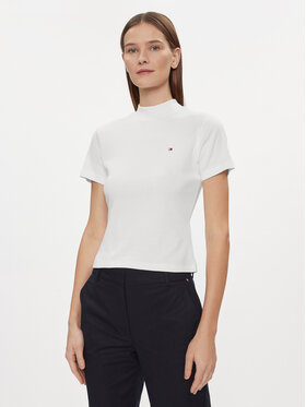 Tommy Hilfiger Tommy Hilfiger T-shirt New Cody WW0WW40586 Bijela Slim Fit